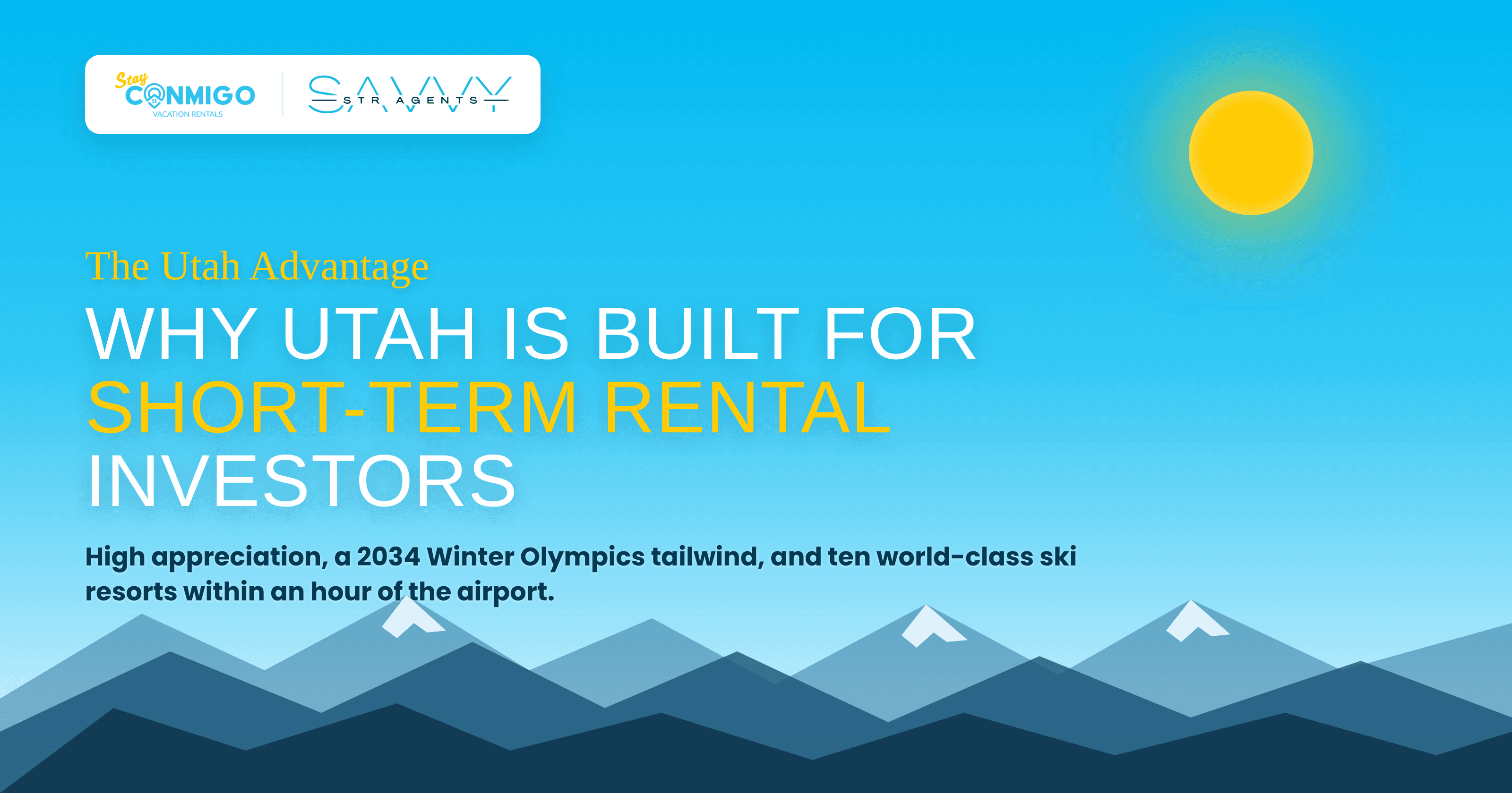 Why Utah Is Built for Short-Term Rental Investors