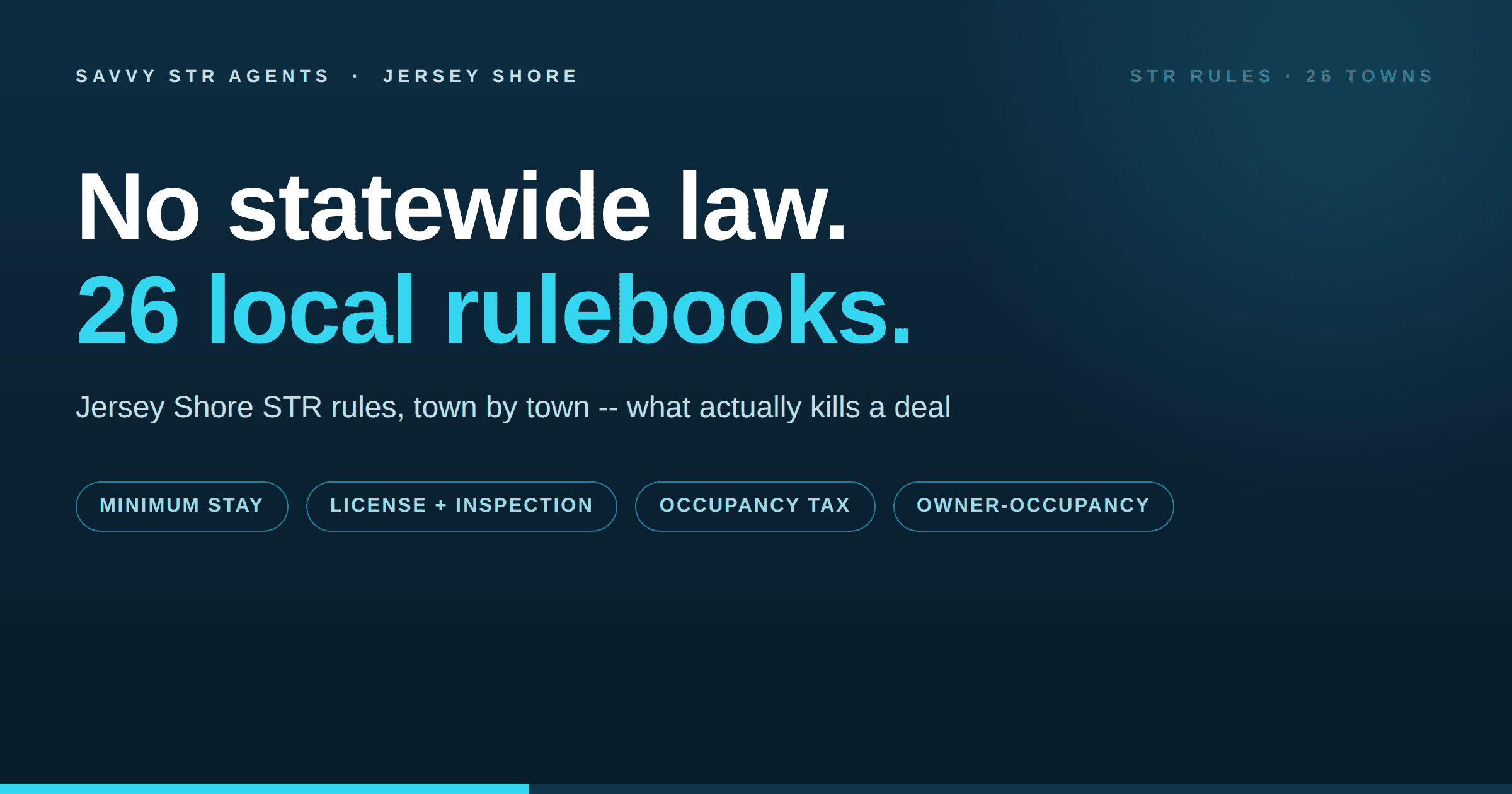 Jersey Shore Short-Term Rental Rules, Town by Town: What Actually Kills a Deal