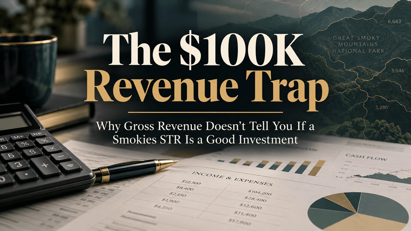 The $100K Revenue Trap: Why Gross Revenue Doesn't Tell You If a Smokies STR Is a Good Investment