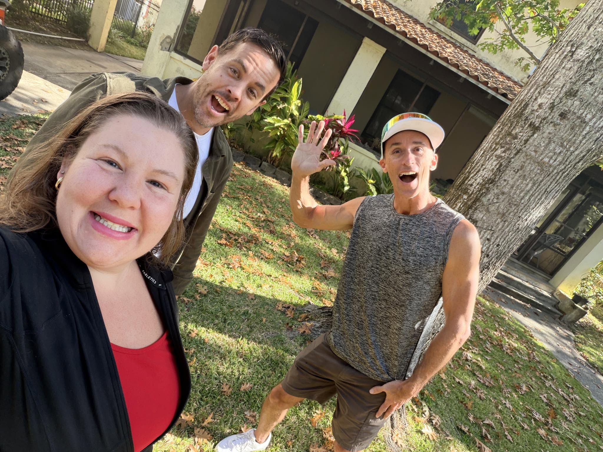 Agents on a property walkthrough